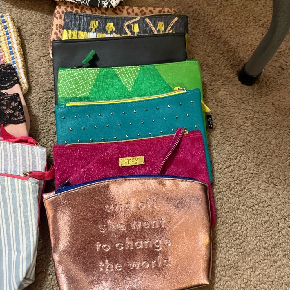 ipsy Makeup Bags Collection - Multicolor Variety